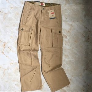 Levi’s Khaki Cargo Pants for Boys Size 12 (26x26)